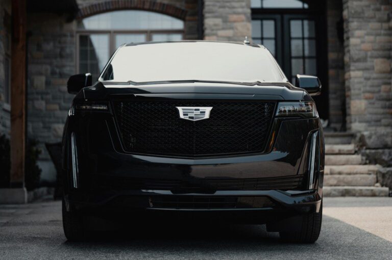 Black SUV Escalade car