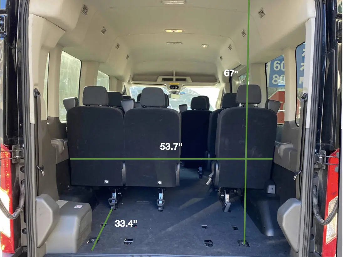 Ford Transit Charter Van 11 Seats With Luggage Capacity