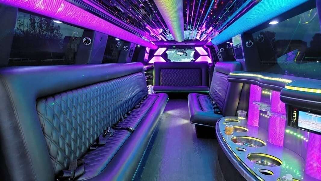 Whistler Limo interior with a light shinings